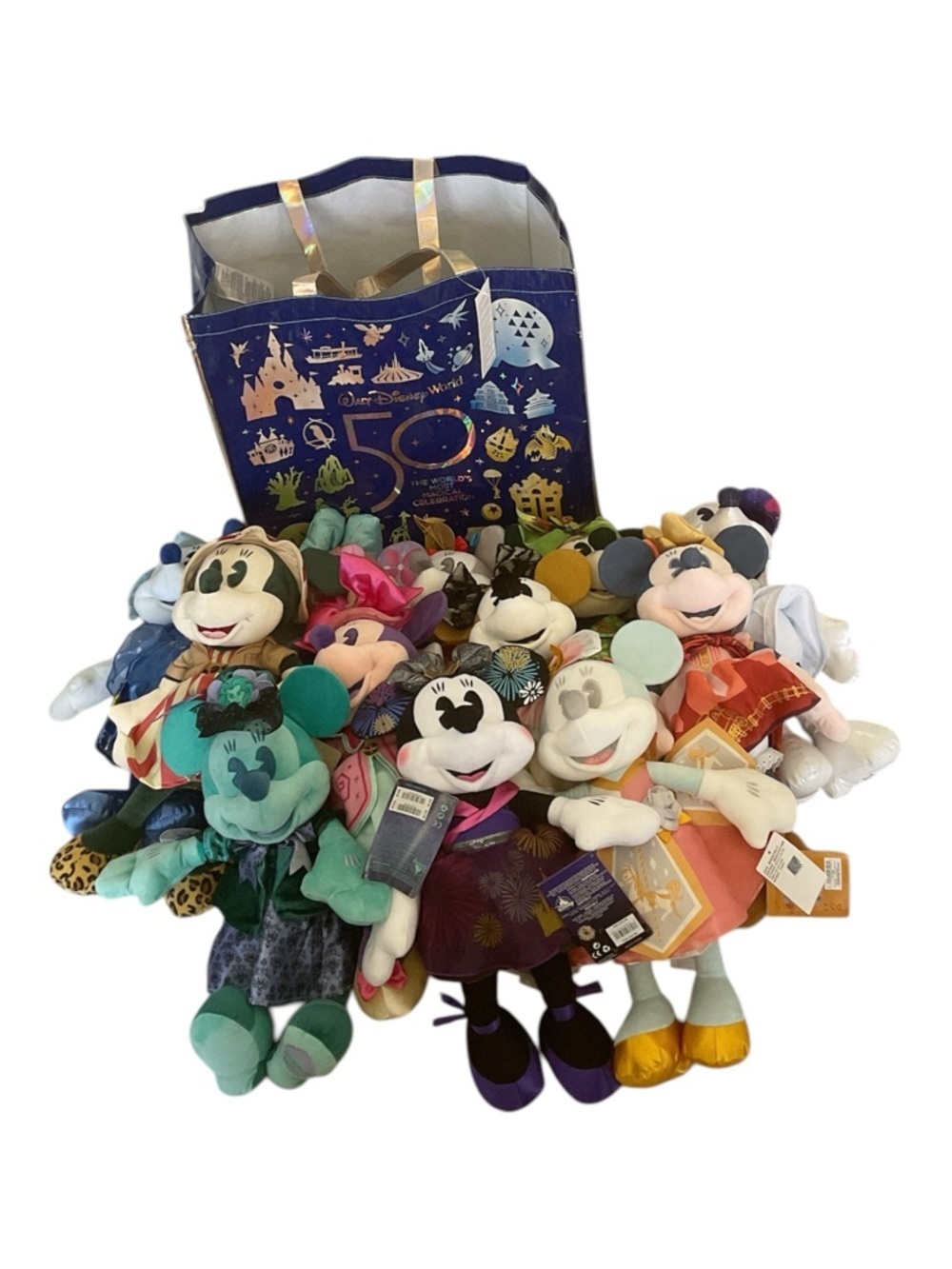 Minnie Mouse Main Attraction Plush FULL SET Disney Parks Complete NWT